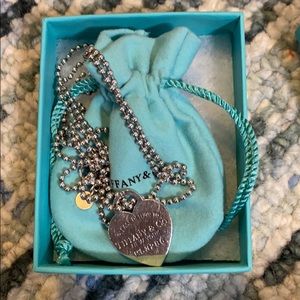 Tiffany heart tag pendant